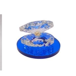 Crystal oysters showpiece , jhinuk, Home decor. - blue