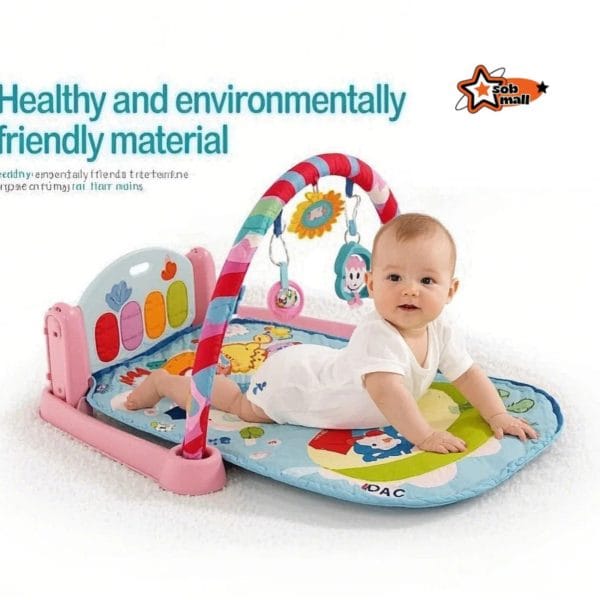 Colorful baby activity mat for safe and fun play in 2025