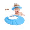 Baby shampoo cap protecting infant’s eyes and ears during bath time, soft adjustable EVA foam cap