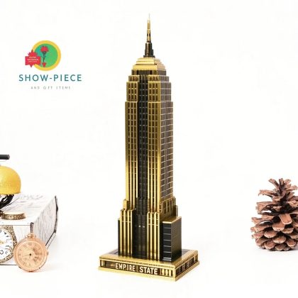 Empire State Showpiece – A Golden Icon for Your Home or Office | mini structure | home decor