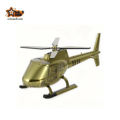 metal helicopter showpiece