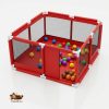 baby playpen safety fence indoor mesh toddler play area with balls
