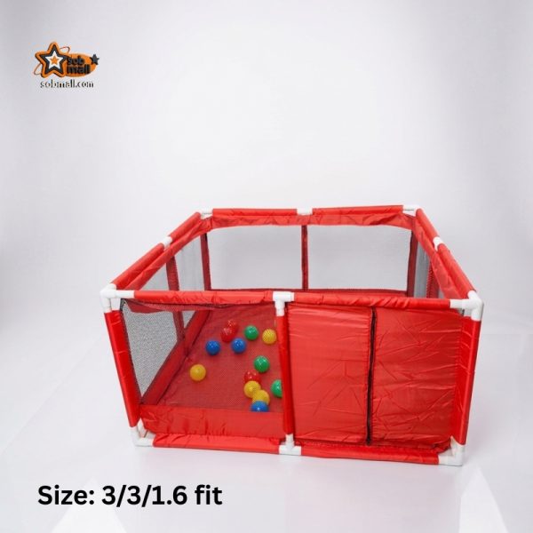 baby playpen safety fence indoor mesh toddler play area with balls