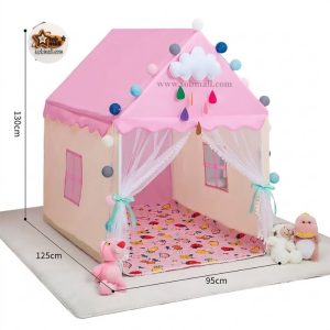kids indoor play tent house for toddlers soft fabric playhouse with curtains