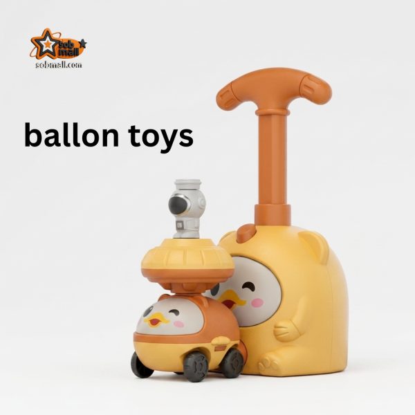 Balloon powered toy car for kids educational air pressure learning toy